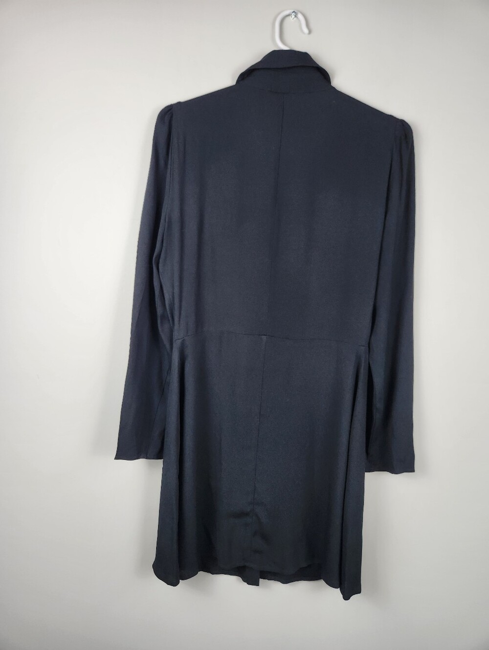 Reformation Hugh Long Sleeve Shirt Dress Preppy Dark Academia Size 6 Office Prep - Picture 7 of 14